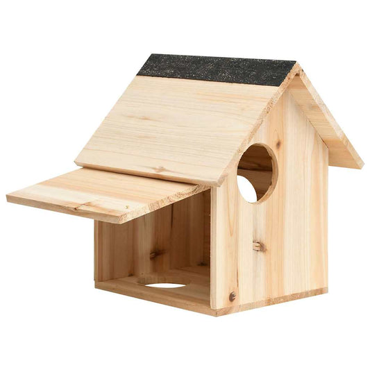Eichhörnchenhaus aus Holz mit 3 Eingängen – Eichhörnchen-Kobel aus Tannenholz