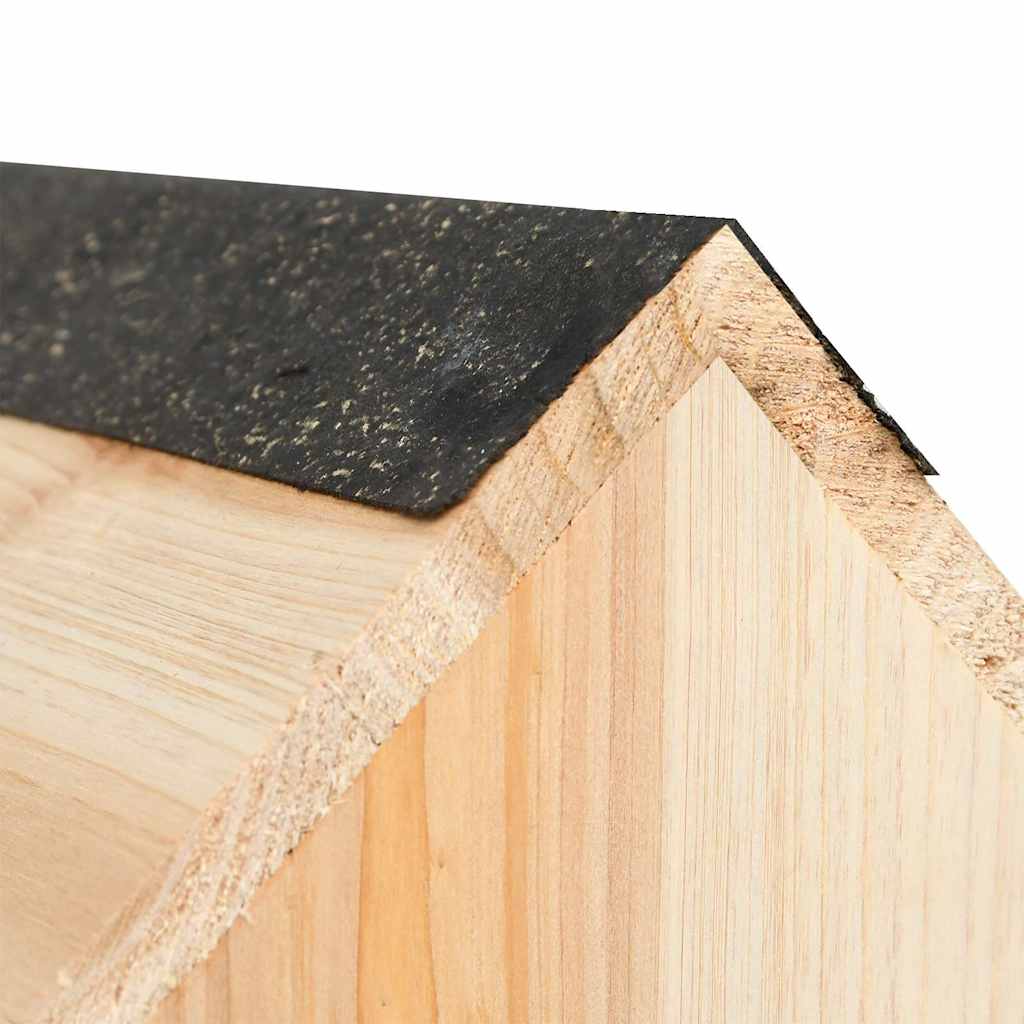 Eichhörnchenhaus aus Holz mit 3 Eingängen – Eichhörnchen-Kobel aus Tannenholz