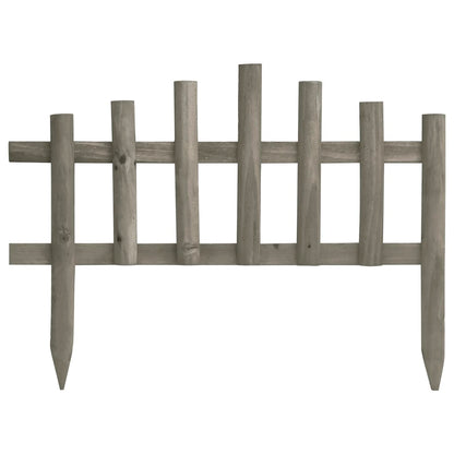 Beeteinfassung Rasenkante 10 Stk. Tannenholz 4,4 m Beetumrandung 44 x 35 cm