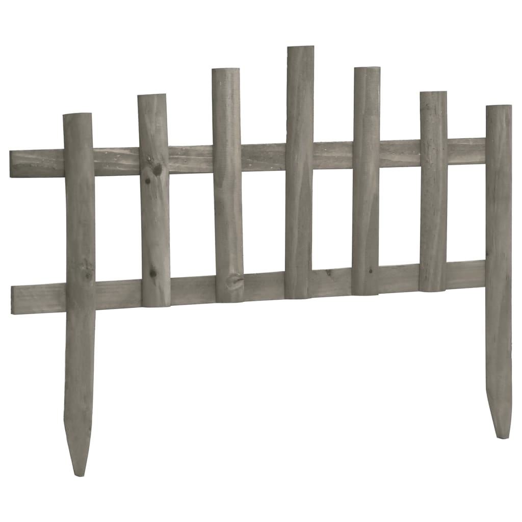 Beeteinfassung Rasenkante 10 Stk. Tannenholz 4,4 m Beetumrandung 44 x 35 cm