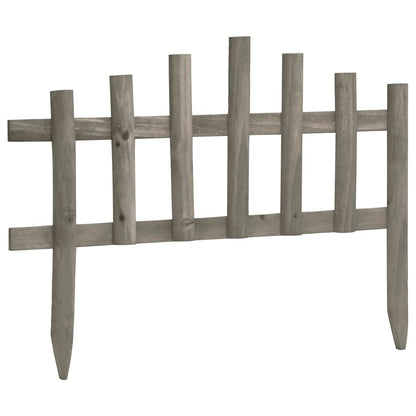 Beeteinfassung Rasenkante 10 Stk. Tannenholz 4,4 m Beetumrandung 44 x 35 cm