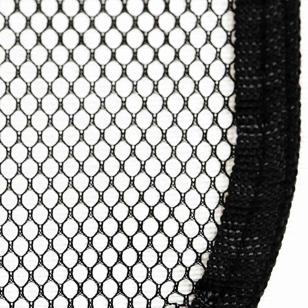 vidaXL Foldable Puppy Playpen with Carrying Bag Black 125x125x61 cm