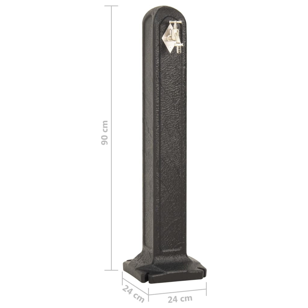 vidaXL Water Dispenser Anthracite Stone Look