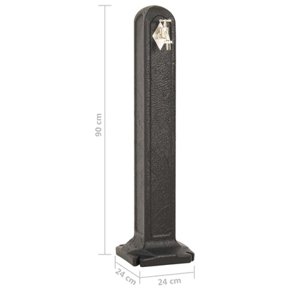 vidaXL Water Dispenser Anthracite Stone Look