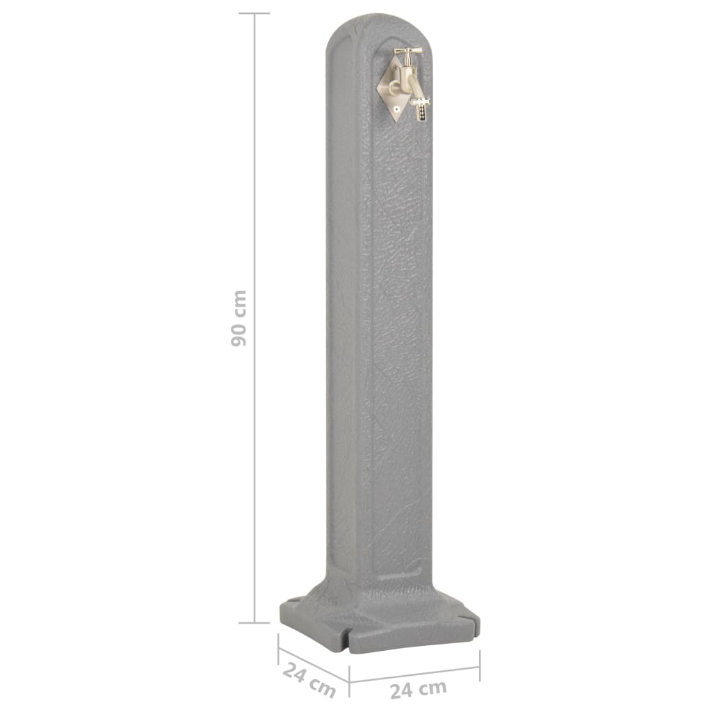 vidaXL Water Dispenser Light Grey Stone Look