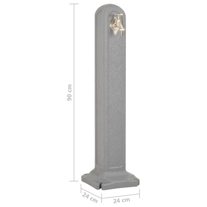vidaXL Water Dispenser Light Grey Stone Look