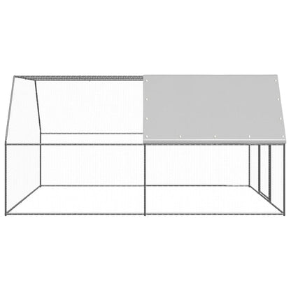 Hühnerkäfig Hühnerstall Stahl 3 x 4 x 2 m Auslauf Freigehege Tierkäfig Geflügelstall