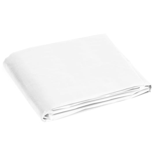 Tarpaulin 180 g/m² 2x3 m White HDPE Protective Cover Tarpaulin Weatherproof