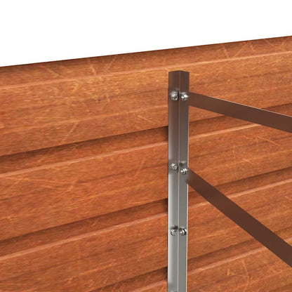 Hochbeet 160x80x77cm Cortenstahl rostig Pflanzbeet Pflanzkasten