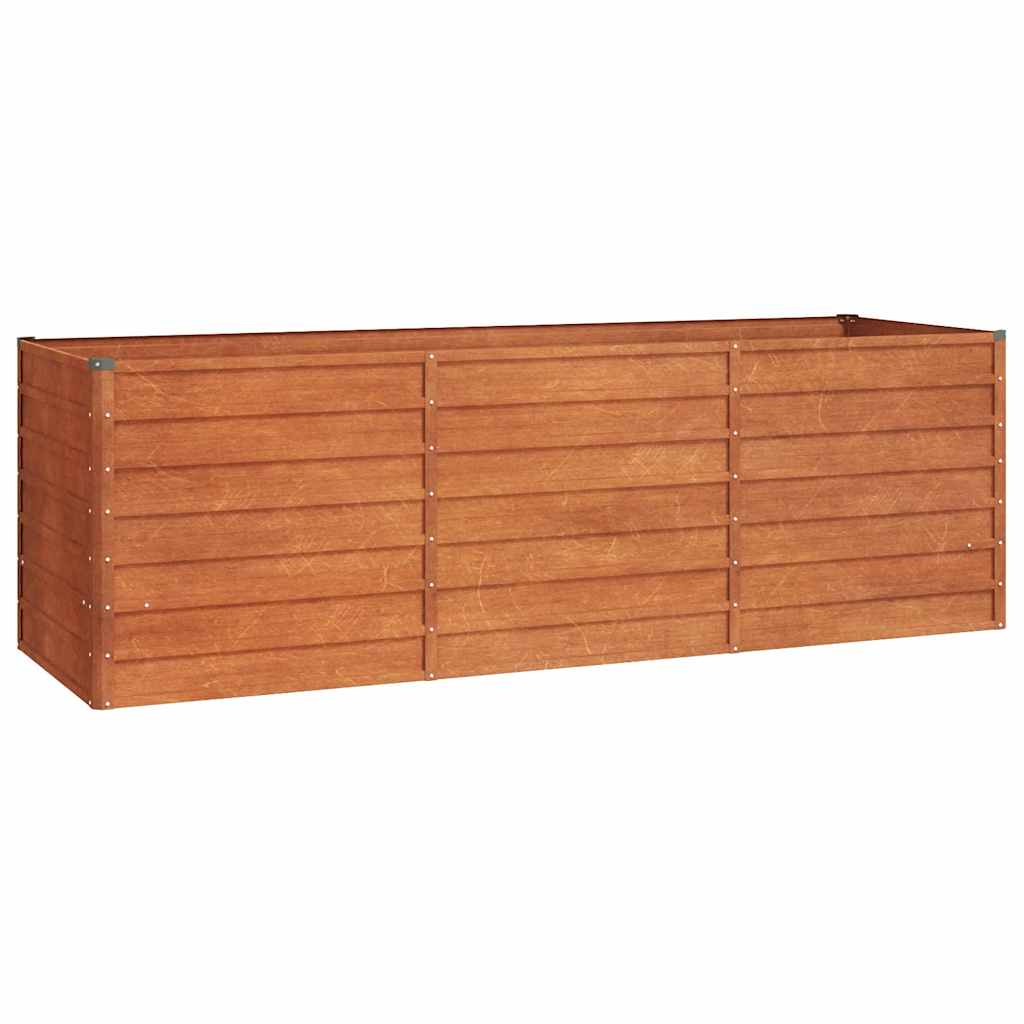 vidaXL Raised Bed Rusty 240x80x77 cm Corten steel