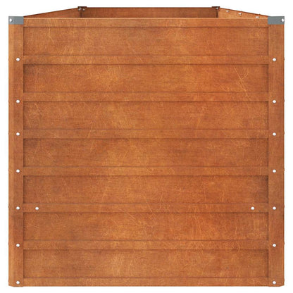 Hochbeet 320x80x77 cm Cortenstahl rostig Pflanzbeet Pflanzkasten