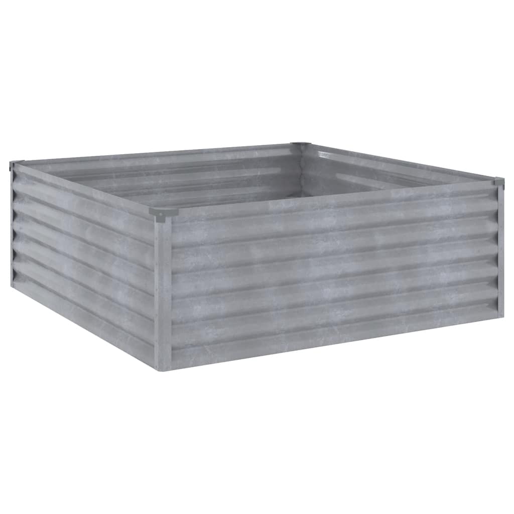 Hochbeet 100x100x36 cm Cortenstahl rostig Pflanzbeet Pflanzkasten