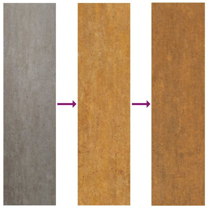 Hochbeet 100x100x36 cm Cortenstahl rostig Pflanzbeet Pflanzkasten