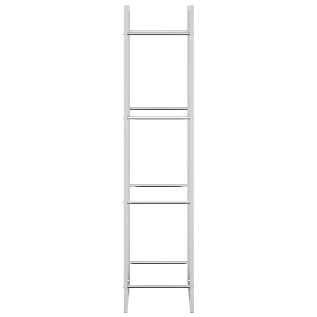 Firewood rack 50x28x132 cm stainless steel wood storage firewood holder