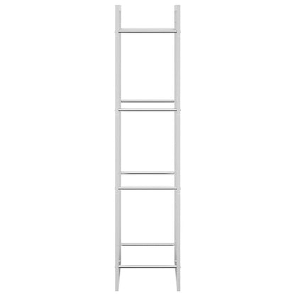 Firewood rack 50x28x132 cm stainless steel wood storage firewood holder