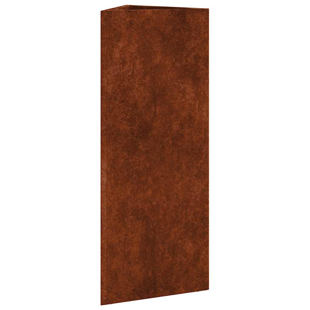 Hochbeet 30x26x75cm Cortenstahl rostig Pflanzsäule Pflanzkasten