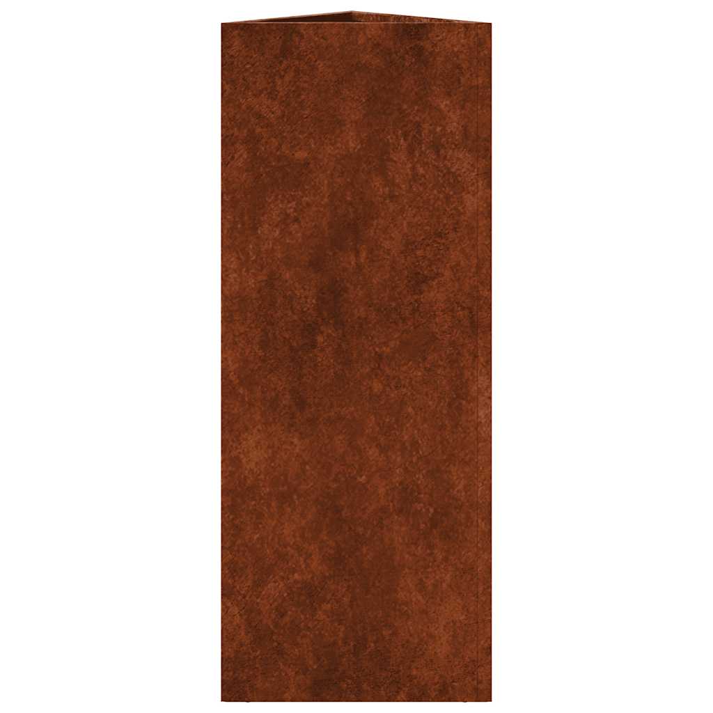 Hochbeet 30x26x75cm Cortenstahl rostig Pflanzsäule Pflanzkasten