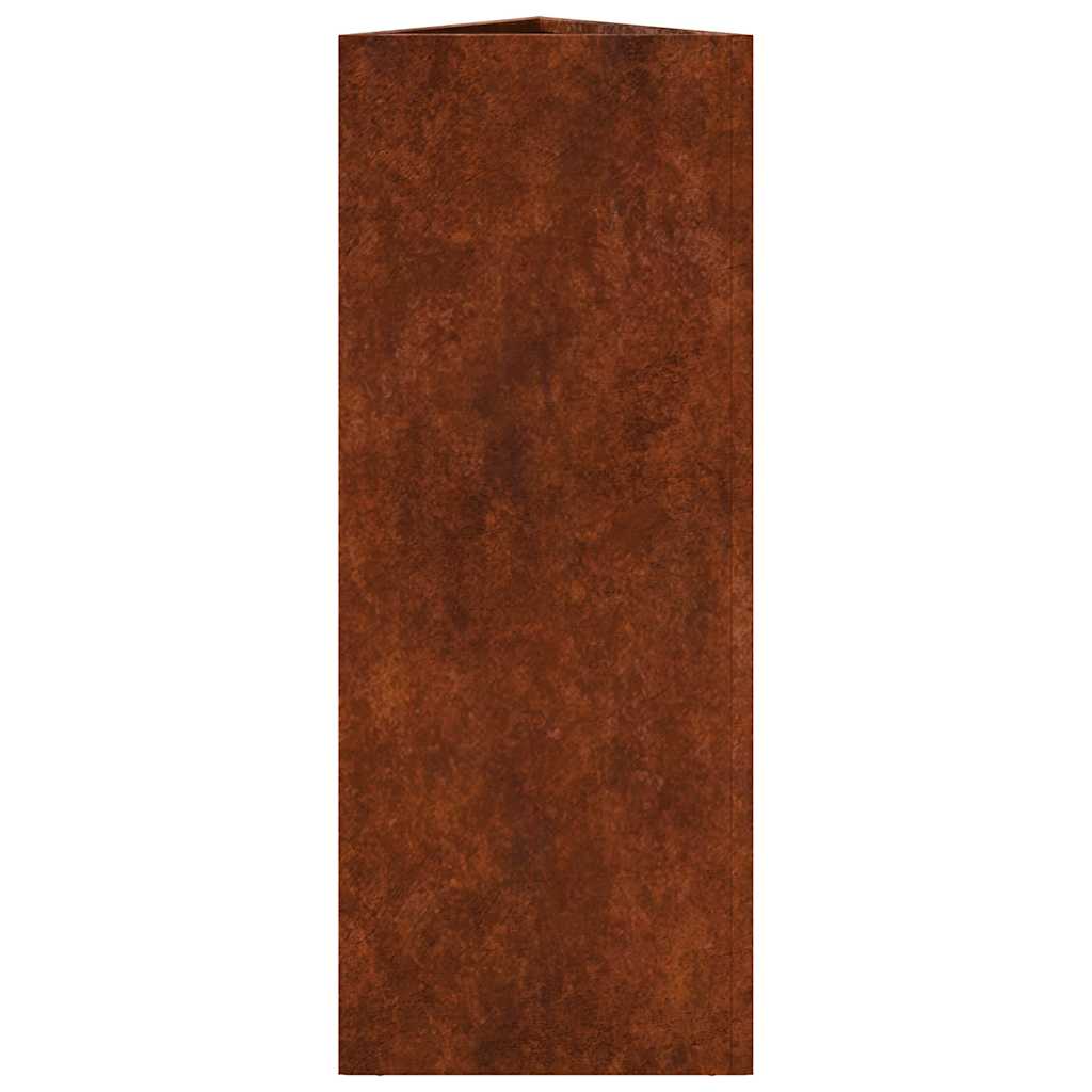 Hochbeet 30x26x75cm Cortenstahl rostig Pflanzsäule Pflanzkasten
