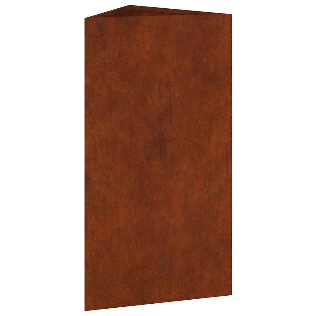 Hochbeet 40x34,5x75cm Cortenstahl rostig Pflanzsäule Pflanzkasten