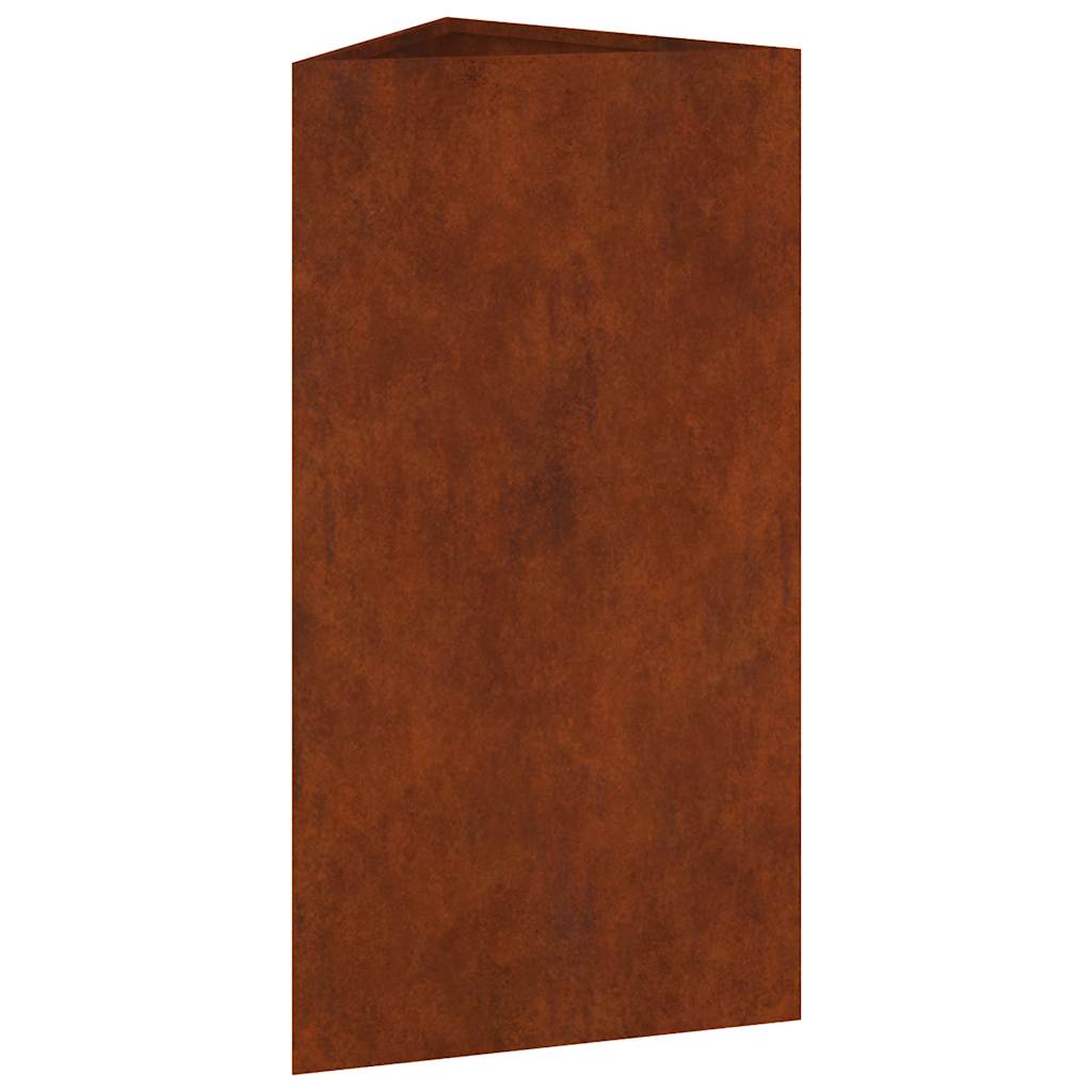 Hochbeet 40x34,5x75cm Cortenstahl rostig Pflanzsäule Pflanzkasten