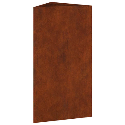 Hochbeet 40x34,5x75cm Cortenstahl rostig Pflanzsäule Pflanzkasten