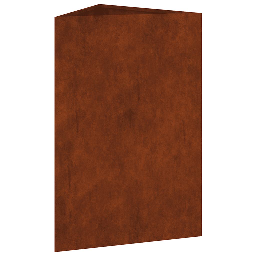 Hochbeet 50x43x75 cm Cortenstahl rostig Pflanzbeet Pflanzkasten