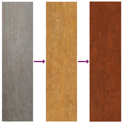 Hochbeet 50x43x75 cm Cortenstahl rostig Pflanzbeet Pflanzkasten
