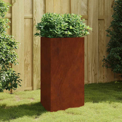 Hochbeet 50x43x75 cm Cortenstahl rostig Pflanzbeet Pflanzkasten