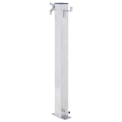 vidaXL Garden Water Column 40 cm Stainless Steel Square