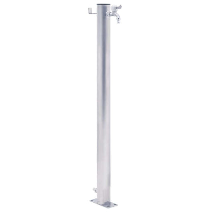 vidaXL Water Column for the Garden 40 cm Stainless Steel Round