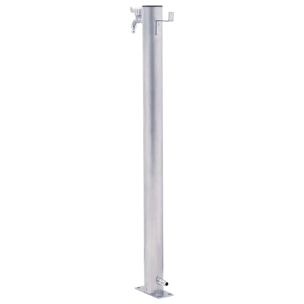 vidaXL Water Column for the Garden 40 cm Stainless Steel Round