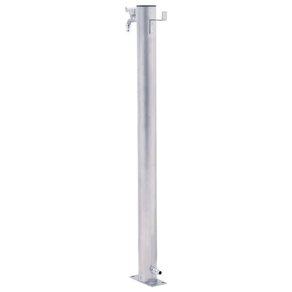 vidaXL Water Column for the Garden 40 cm Stainless Steel Round