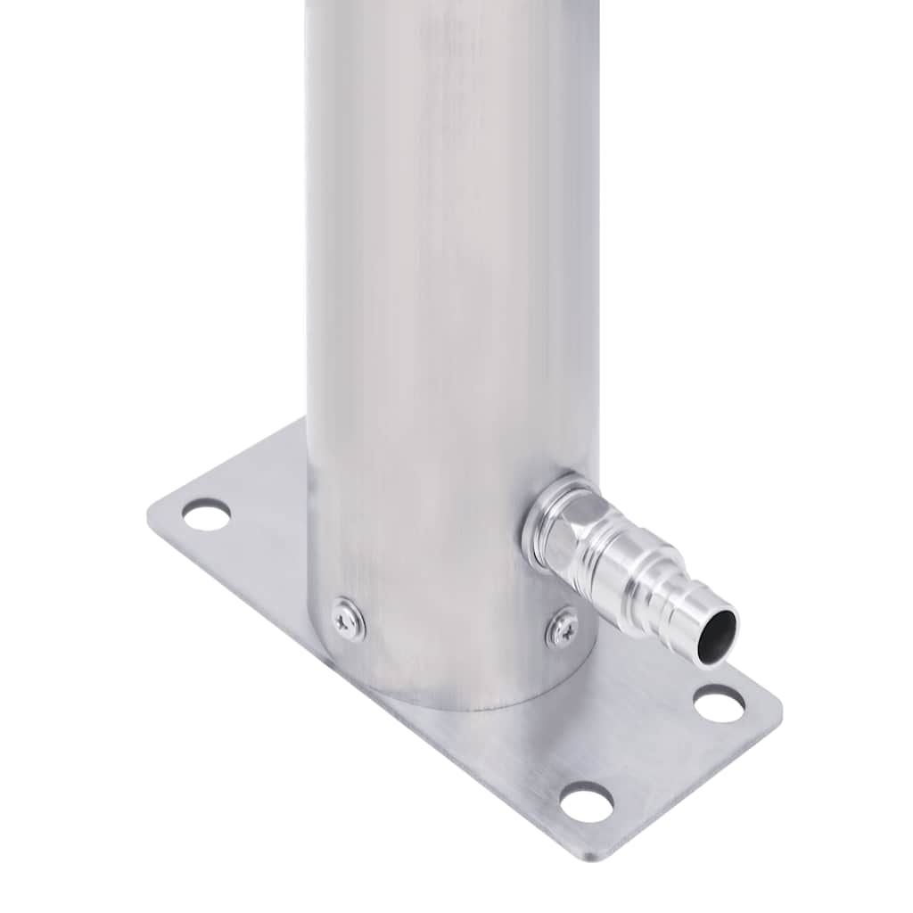 vidaXL Water Column for the Garden 40 cm Stainless Steel Round