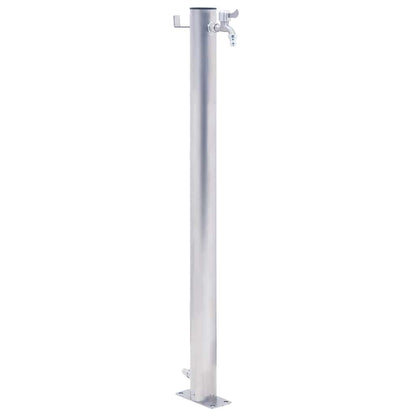 vidaXL Water Column for the Garden 80 cm Stainless Steel Round
