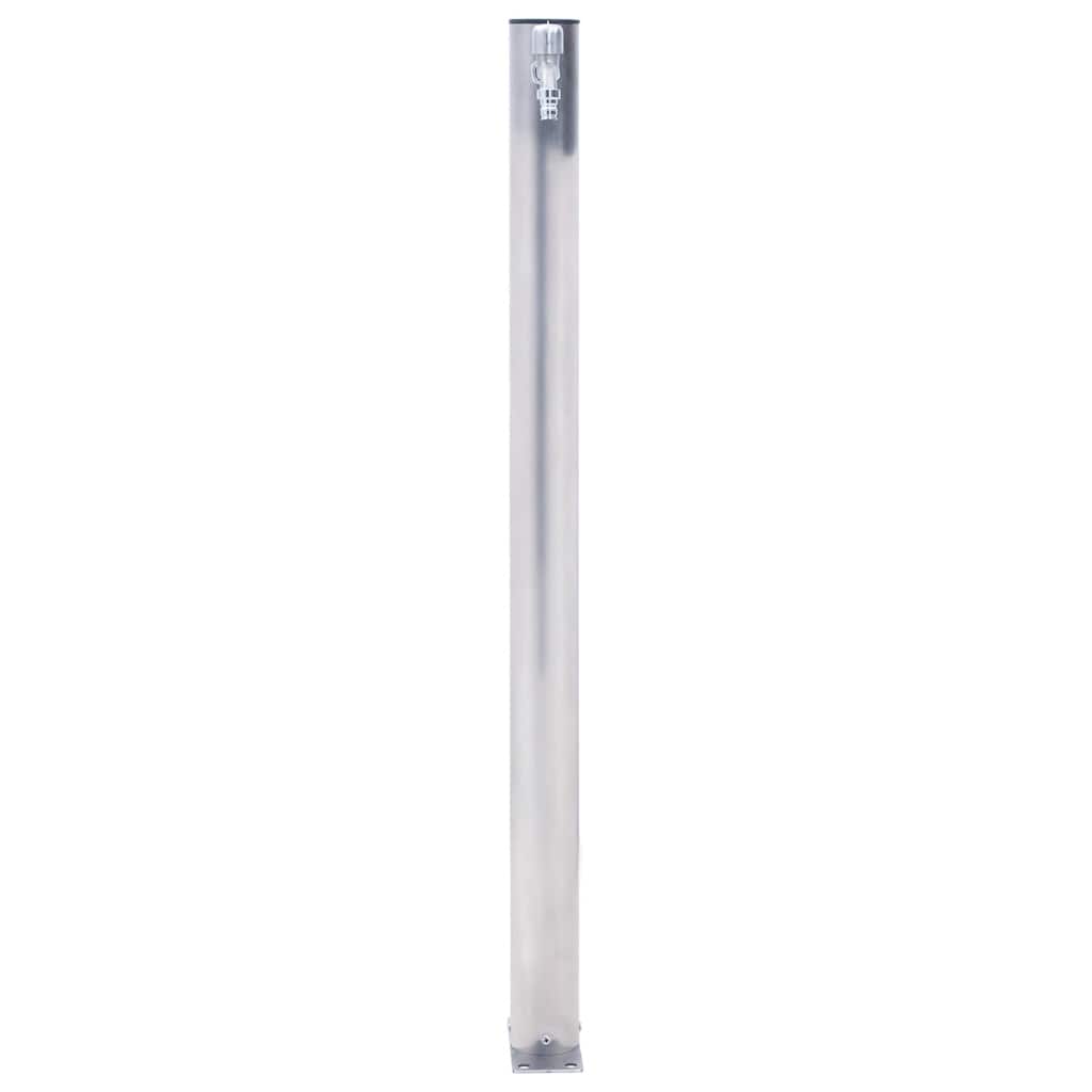 vidaXL Water Column for the Garden 80 cm Stainless Steel Round