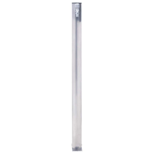 Wasserzapfsäule Edelstahl 23x7x80cm rund Wasserhahn Garten Wassersäule