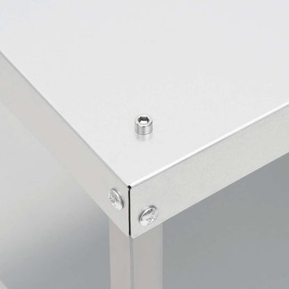 Räucherofen 110 cm mit Tisch Räucherschrank Thermometer 3 Roste 12 Haken Smoker