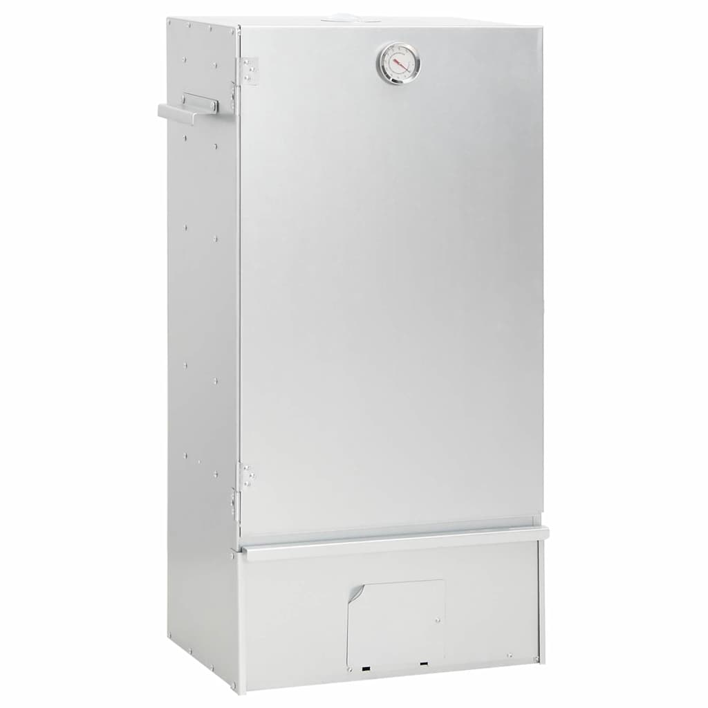 Räucherofen 83 cm mit Tisch Räucherschrank Thermometer 2 Roste 12 Haken Smoker