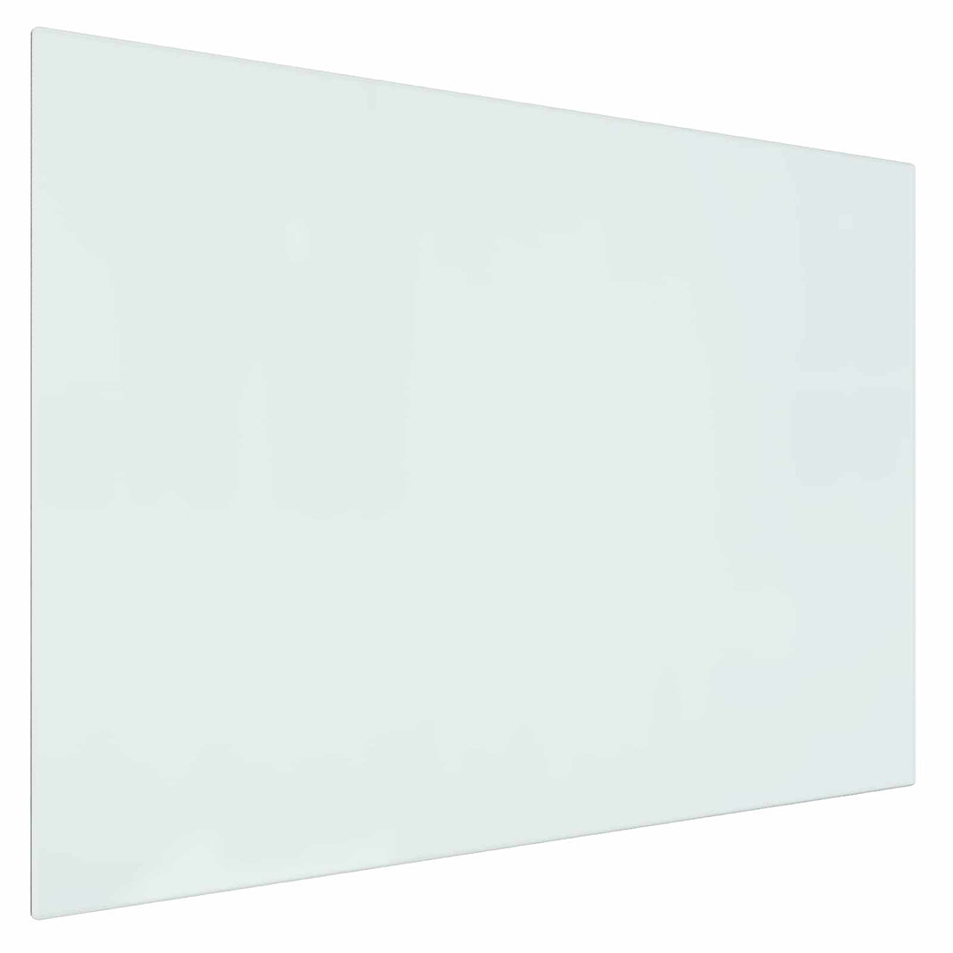 Glasbodenplatte Kamin Ofen 80x60 cm Funkenschutzplatte Glas transparent 250 kg