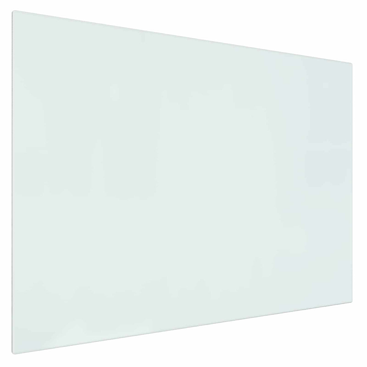 Glasbodenplatte Kamin Ofen 80x60 cm Funkenschutzplatte Glas transparent 250 kg