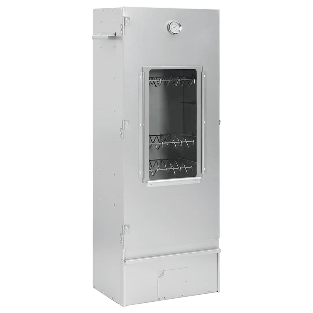 Räucherofen 1 kg Räuchermehl Smoker  44,5 x 29 x 110 cm Räucherschrank verzinkt