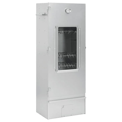 Räucherofen 1 kg Räuchermehl Smoker  44,5 x 29 x 110 cm Räucherschrank verzinkt