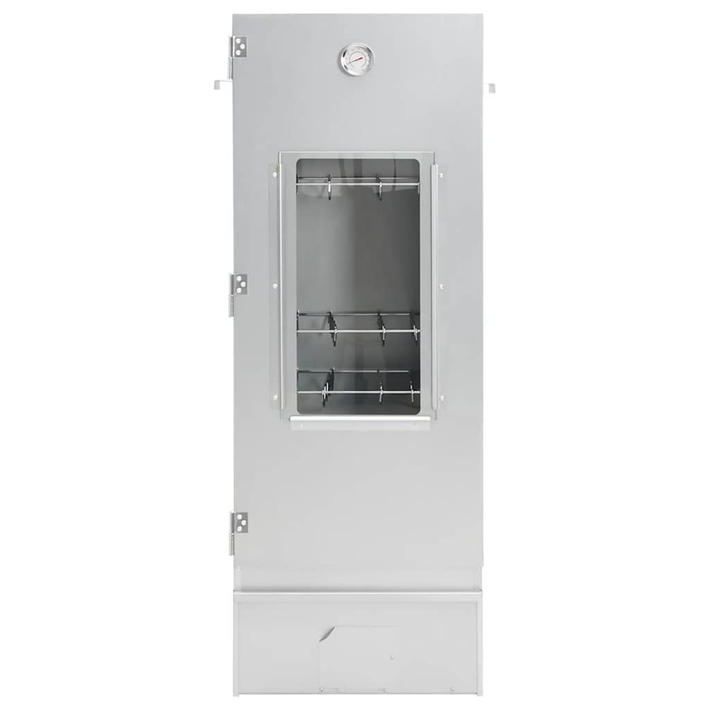 Räucherofen 1 kg Räuchermehl Smoker  44,5 x 29 x 110 cm Räucherschrank verzinkt