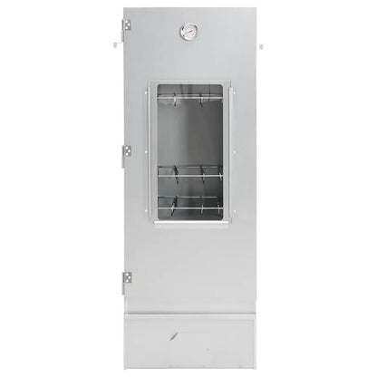 Räucherofen 1 kg Räuchermehl Smoker  44,5 x 29 x 110 cm Räucherschrank verzinkt