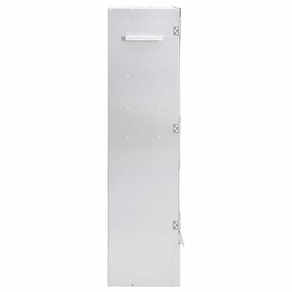 Räucherofen 1 kg Räuchermehl Smoker  44,5 x 29 x 110 cm Räucherschrank verzinkt