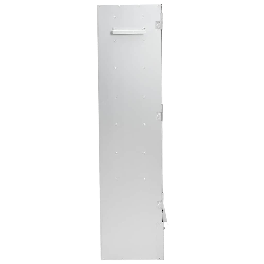 Räucherofen mit Räuchermehl Smoker 44,5x29x110 cm Stahl Räucherschrank