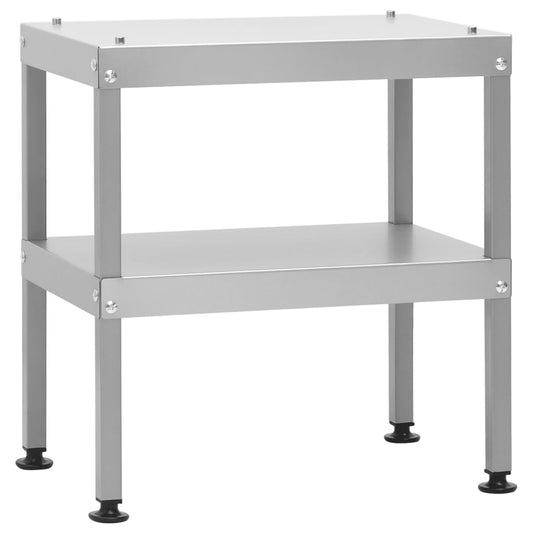 Tisch für Räucherofen mit Ablage 40x28x44,5 cm Verzinkter Stahl höhenverstellbar