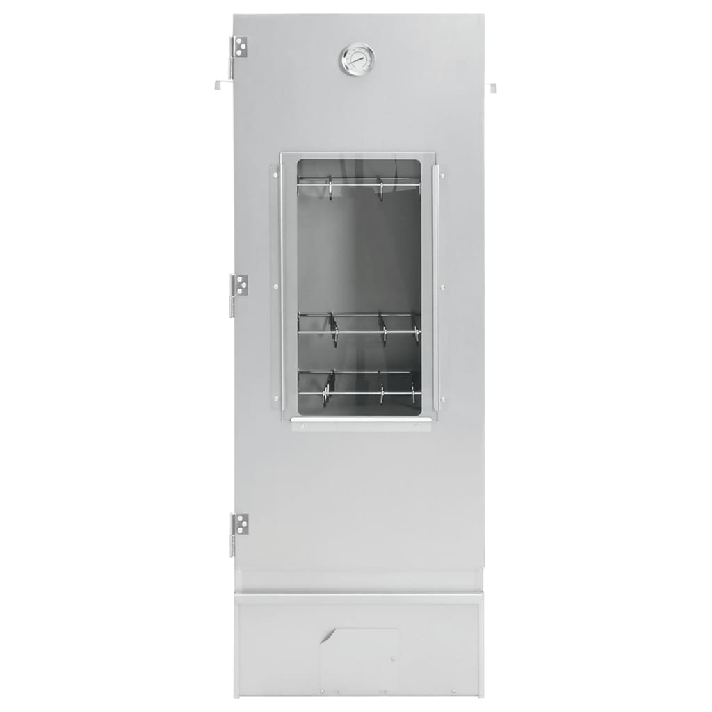 Räucherofen 110 cm Räucherschrank Smoker Kaltrauchgenerator Thermometer 3 Roste