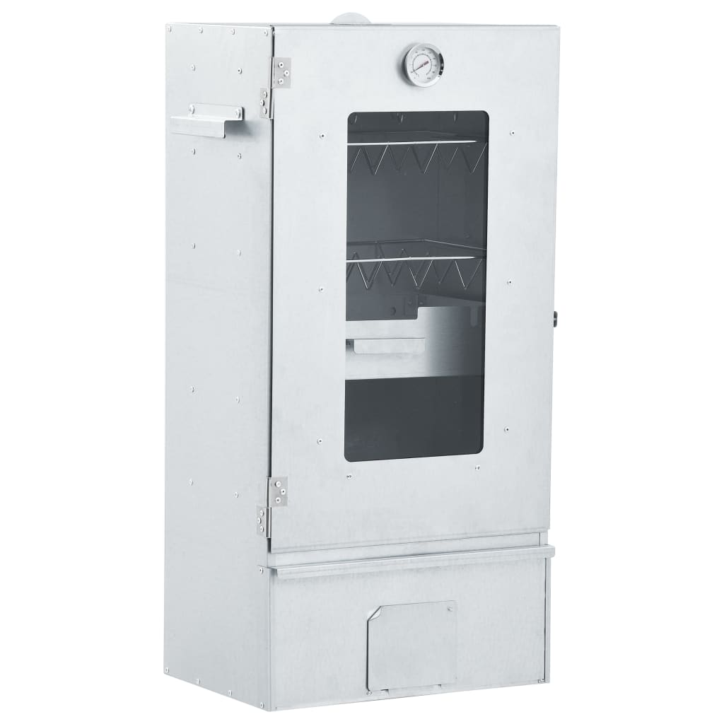 Räucherofen 83 cm Räucherschrank Smoker Kaltrauchgenerator Thermometer 2 Roste
