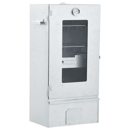 Räucherofen 83 cm Räucherschrank Smoker Kaltrauchgenerator Thermometer 2 Roste